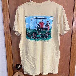 Old Row Comfort Colors Cream Short Sleeve Tee with Graphic Design